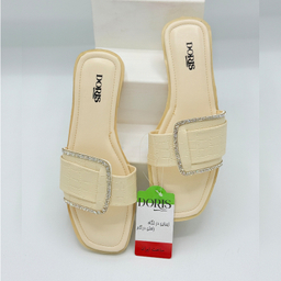 صندل زنانه دوریس مدل لیندا کد 03 رنگ کرم