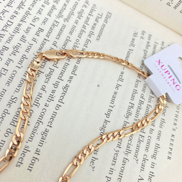 زنجیر زنانه ژوپینگ مدل فیگارو کد 60 N4297