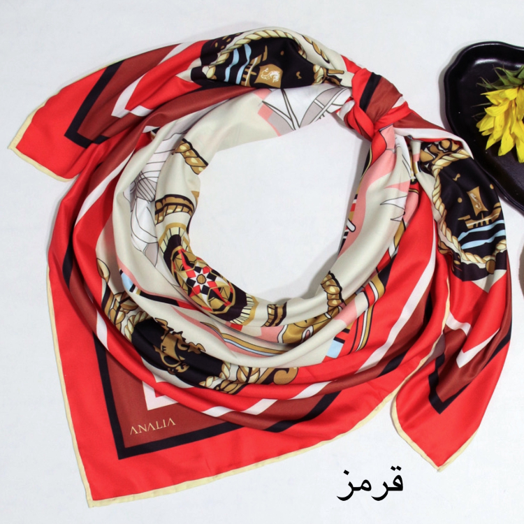 روسری ابریشم زنانه کد ANA9810