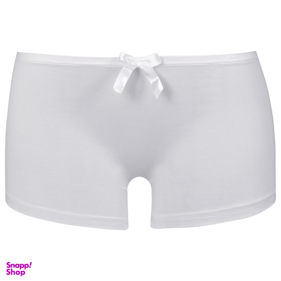 شورت زنانه ماییلدا مدل پادار کد 3914 رنگ سفید