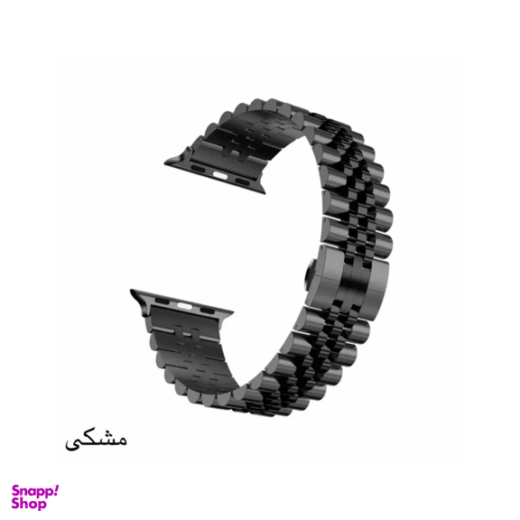 بند ساعت هوشمند مدل رولکسی مناسب اپل واچ سایز 42/44/45 میلی متر