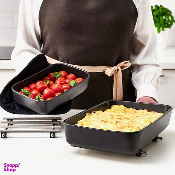 ظرف سرو مرغ و استیک ایکیا کد 444 مجموعه 2 عددی