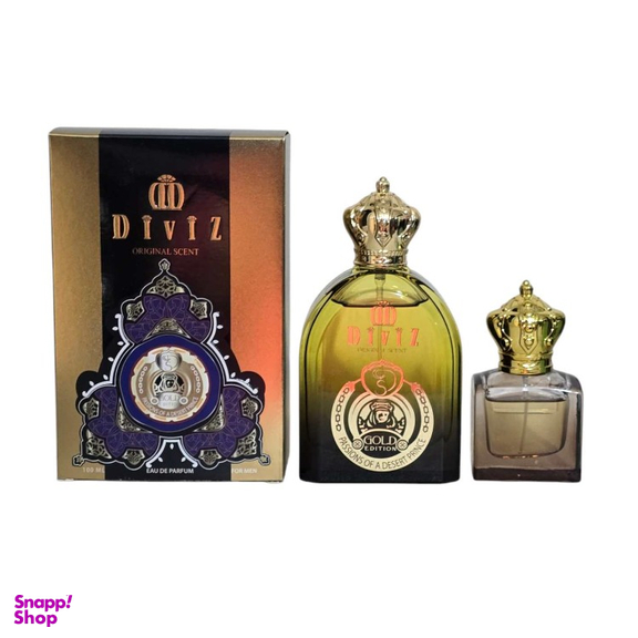 ادوپرفیوم دیوایز مدل شیخ گلد به همراه عطر جیبی شیخ