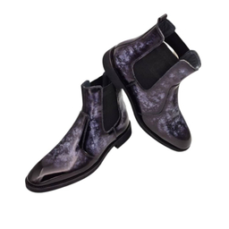 بوت مردانه چرم ریباری مدل X1 رنگ سرمه ای