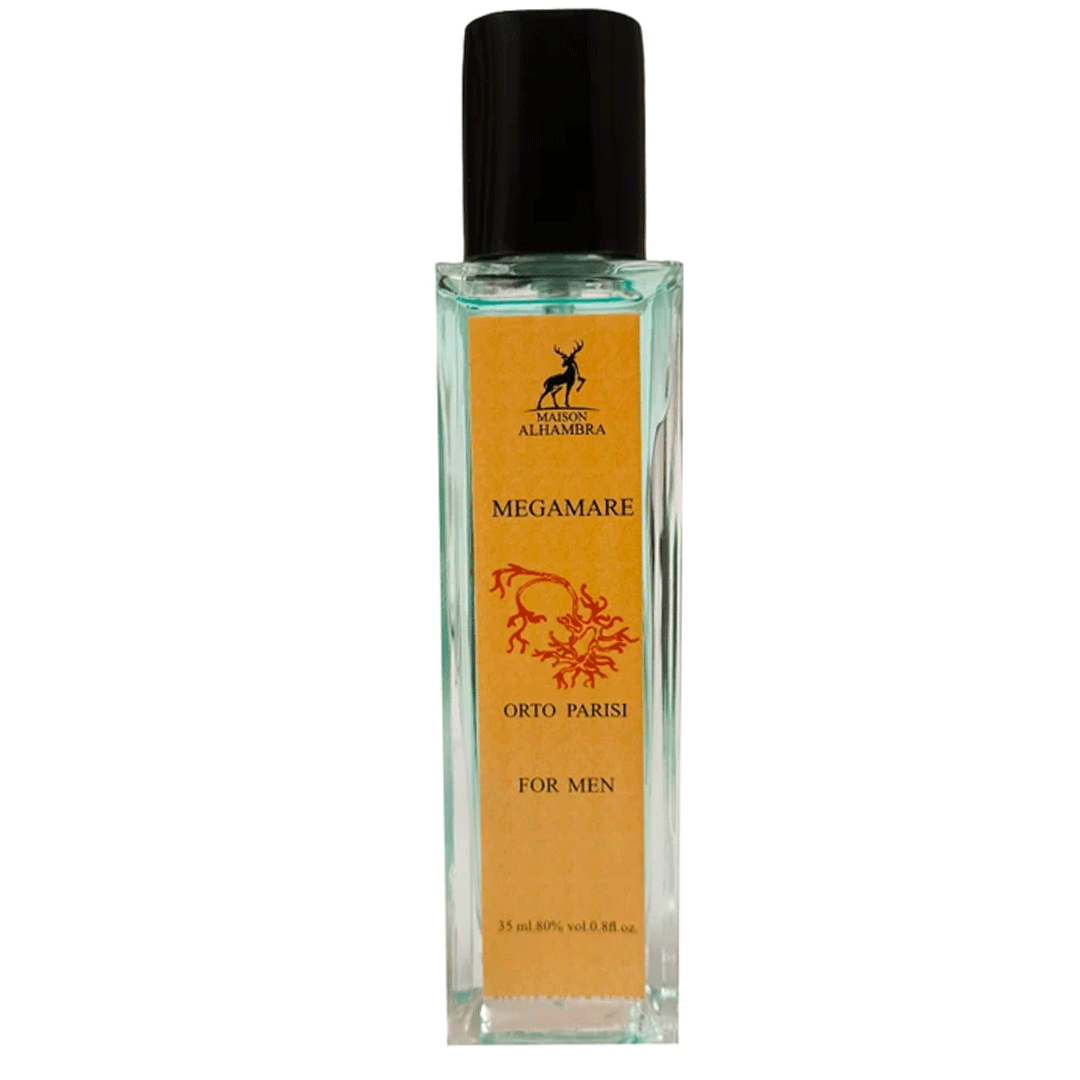 عطر جیبی مردانه الحمبرا مدل مگاماره حجم 30 میلی لیتر