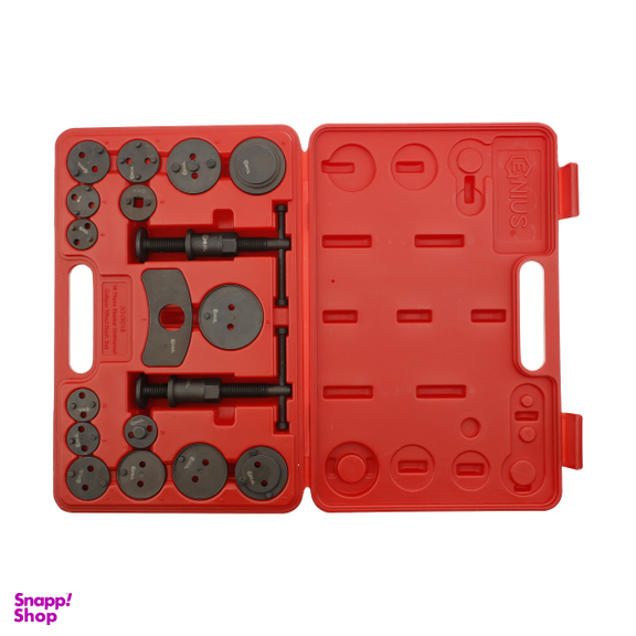 کیت کالیپر ترمز جنیوس تولز مدل AT-BC18 مجموعه 17 عددی