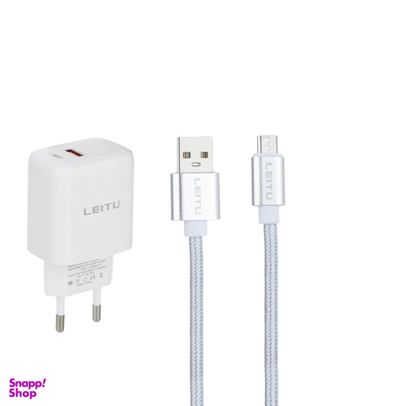 شارژر دیواری لیتو مدل LH-13 به همراه کابل Micro-USB