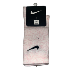 جوراب زنانه طرح نایک کد N1 رنگ صورتی سفید