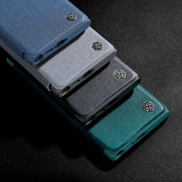 کیف کلاسوری نیلکین مدل Qin Pro Plain Cloth مناسب برای گوشی موبایل سامسونگ Galaxy S23 Ultra