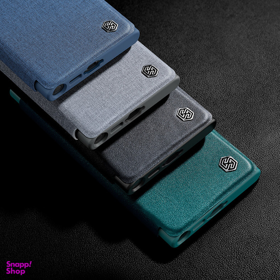 کیف کلاسوری نیلکین مدل Qin Pro Plain Cloth مناسب برای گوشی موبایل سامسونگ Galaxy S23 Ultra