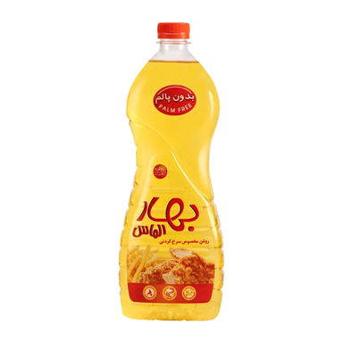 روغن مایع سرخ کردنی بهار الماس حجم 900 میلی لیتر