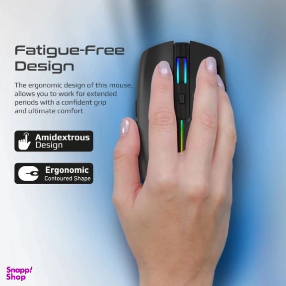 ماوس بی سیم پرومیت مدل KITT RGB