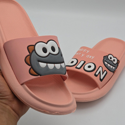 دمپایی زنانه زیتون مدل داینو کد 688