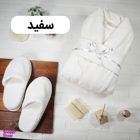 حوله پالتویی دنیز مدل روکو سایز 135 به همراه دمپایی