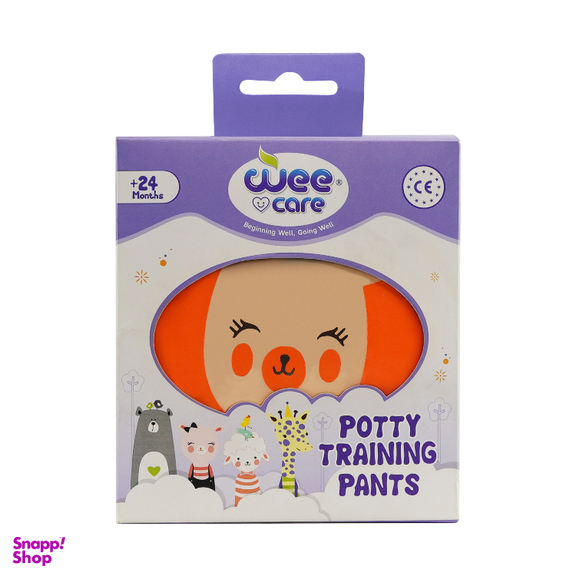 شورت آموزشی کودک وی کر مدل دکمه دار طرح Bear Girl کد A808