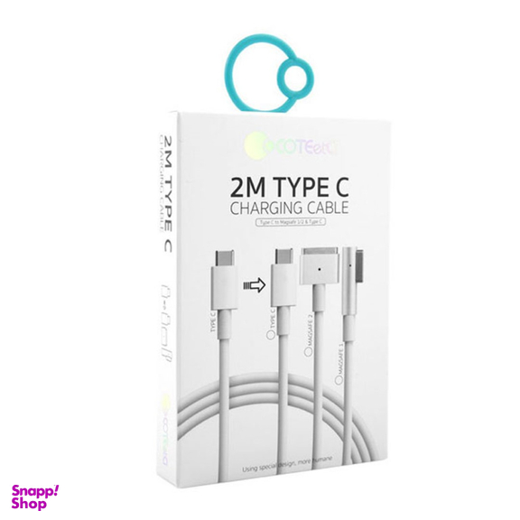 کابل شارژ مغناطیسی مک بوک Type-C کوتتسی مدل 16001-M1 طول 2 متر