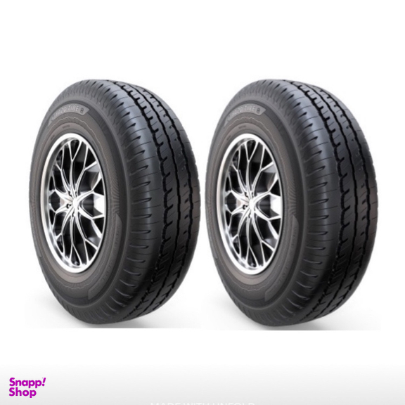 لاستیک خودرو یزد تایر مدل solar سایز 195/14/80 - دو حلقه