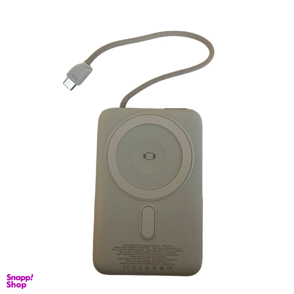 پاوربانک بی سیم فوننگ مدل کابل متصل کد PX118 ظرفیت 10000 میلی آمپر ساعت