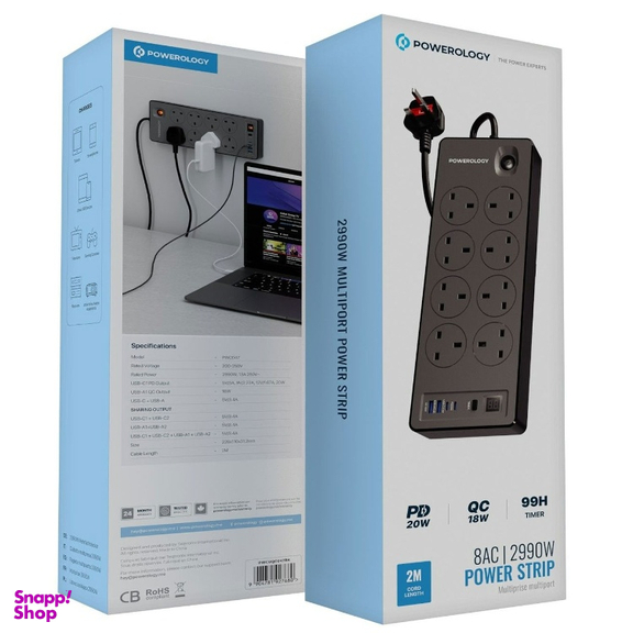 چندراهی برق پاورولوجی مدل PWCUQC047BK