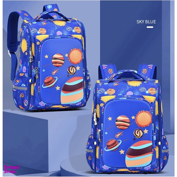 کوله پشتی پسرانه طرح کیهانی و سیارات کد 56