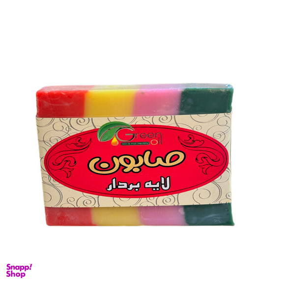 صابون پوست گرین اویل مدل لایه بردار وزن 100 گرم