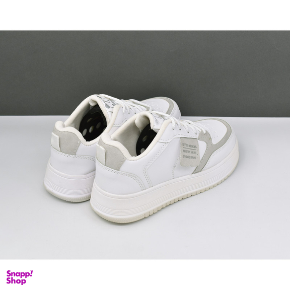 کفش روزمره زنانه پویان گام پیام مدل مولین کد 11961 رنگ سفید