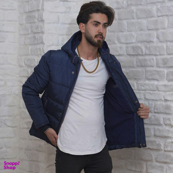 کاپشن مردانه مدل 1102 رنگ سرمه ای