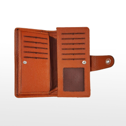 کیف پول چرم سهند چرم مدل کاملیا