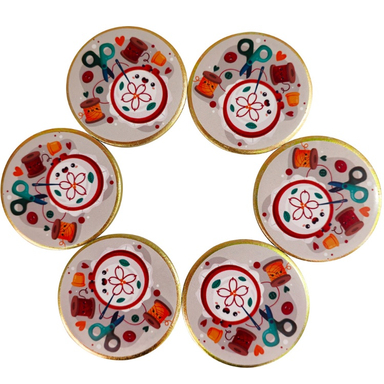 وزنه نگهدارنده الگوی خیاطی مدل دنیای خیاطی بسته 6 عددی