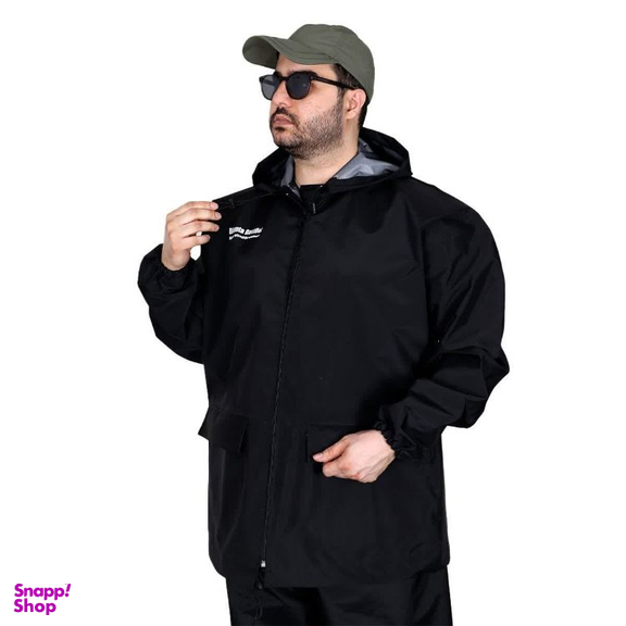 کاپشن و شلوار بادگیر ضدآب مدل یاقوت سیاه کد GORTEX4XL