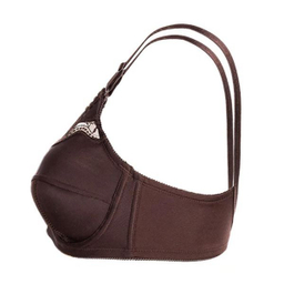 سوتین زنانه لین مدل فنردار کد 4680-602 رنگ قهوه ای