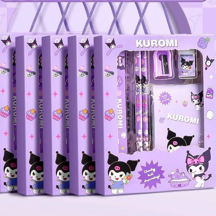 بسته لوازم تحریر کورومی کد k03 مجموعه 7 عددی