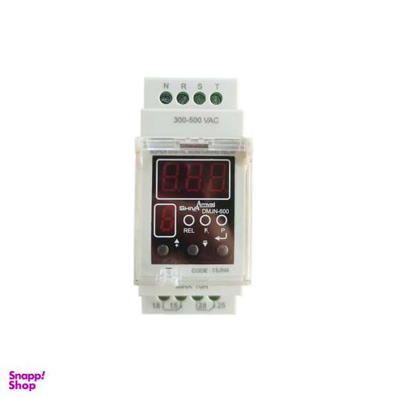 رله شیوا امواج سری N مدل سوپر کنترل فاز دیجیتال کد DMJN-600/13JN4 بسته سه عددی