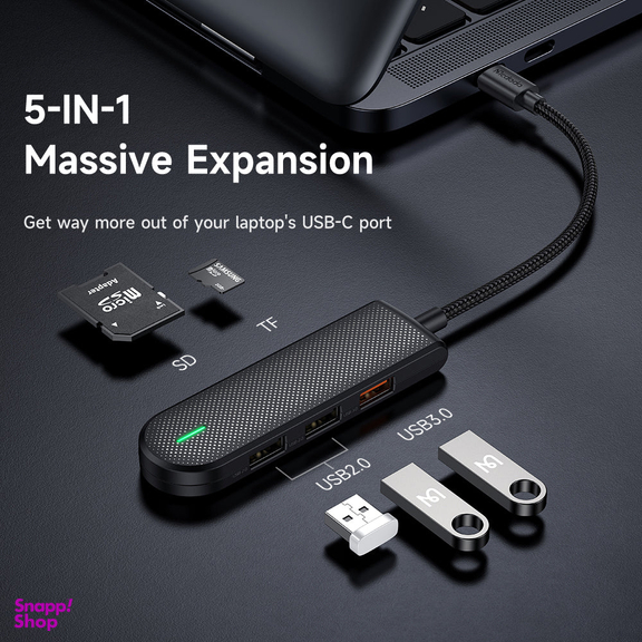 هاب 5 پورت USB-C مک دودو مدل HU-143