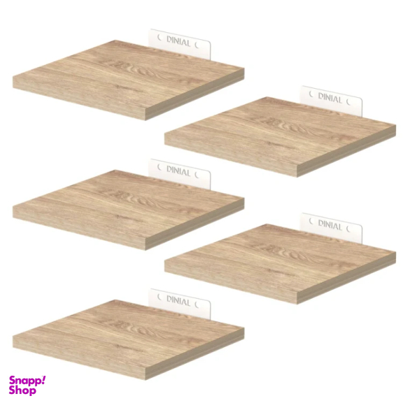 شلف دیواری دینیال مدل هرمی p.s کد DN1515 مجموعه ۵ عددی