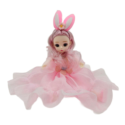 عروسک ناب سل مدل مفصلی موزیکال چراغدار ارتفاع 35 سانتی متر