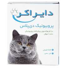 پودر پروبیوتیک گربه بایوران مدل دی پلاس دایراک وزن 150 گرم