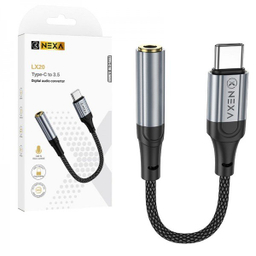 مبدل Type-C به Jack 3.5mm نکسا مدل AUX LX20