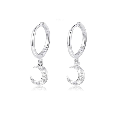 گوشواره نقره زنانه گیرا مدل Moon کد G683