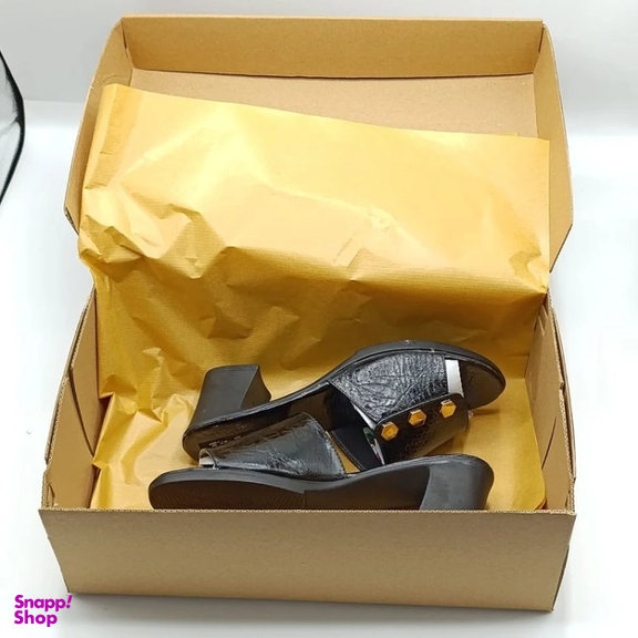 صندل زنانه کیتو تک مدل آتریسا نیم لژ رنگ مشکی