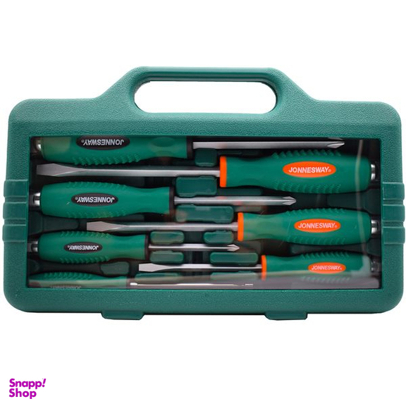 پیچ گوشتی ضربه خور جانزوی مدل D70PP07S مجموعه 7 عددی