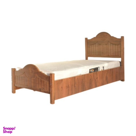 تخت خواب یک نفره مدل شقایق سایز 90×200 سانتی متر