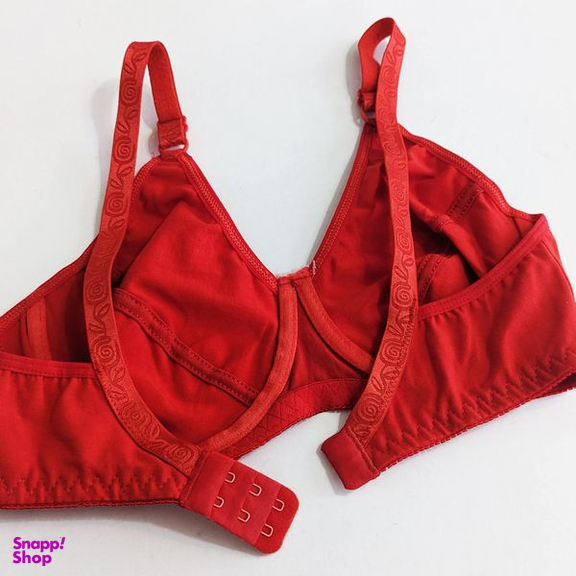 سوتین زنانه پانیذ مدل فنردار کد 22205 رنگ قرمز