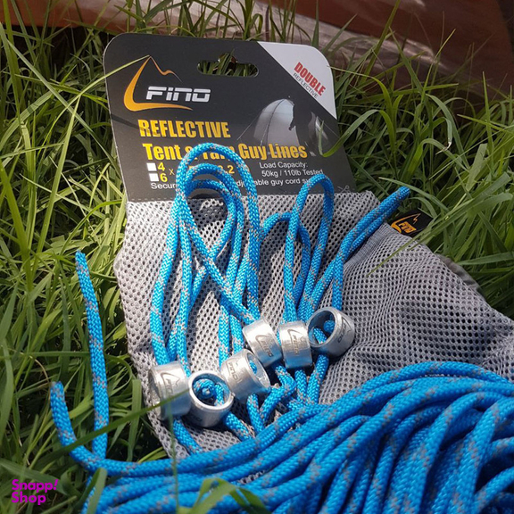کیت طناب چادر فینو مدل شبنما بسته 4 عددی