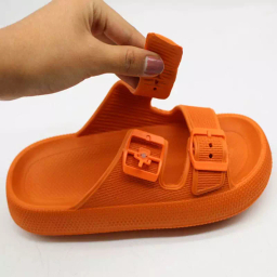 دمپایی سگکی زنانه و مردانه مدل کاسپین رنگ نارنجی