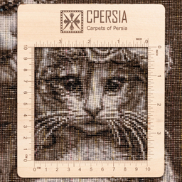 تابلو فرش دستباف سی پرشیا مدل دختر و گربه کد 903393