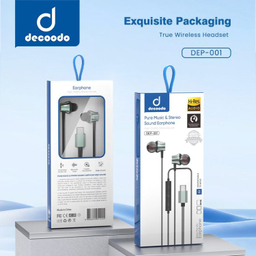 هندزفری باسیم دکودو کد DEP-001 طول 1.2 متر
