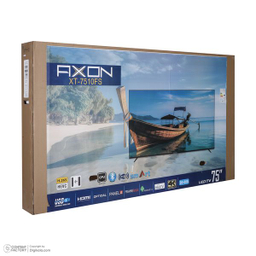 تلوزیون ال ای دی هوشمند آکسون مدل XT-7510FS سایز 75 اینچ