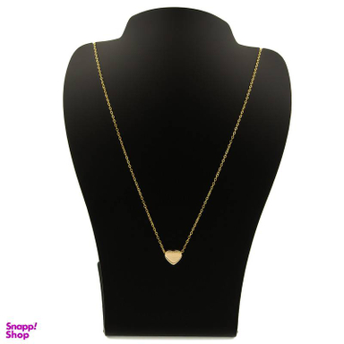 گردنبند طلا 18 عیار زنانه دلوکس مدل قلب 3 بعدی کد D 17