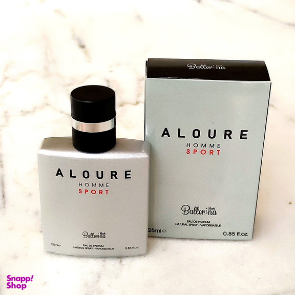 عطر جیبی مردانه بالرینا مدل ALOURE SPORT حجم 25 میلی‌لیتر